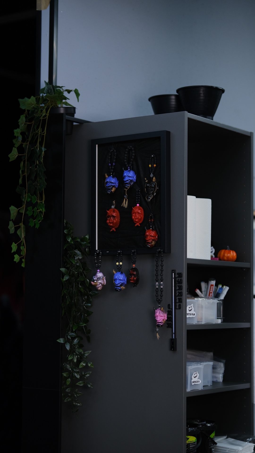 Hannya masks display at TENZU